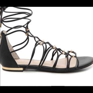 Unisa Kirana Gladiator Sandals - black